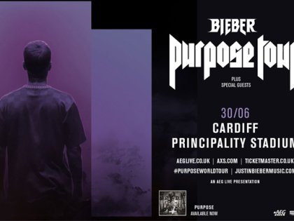 Justin Bieber - Purpose World Tour, Cardiff - June 30th