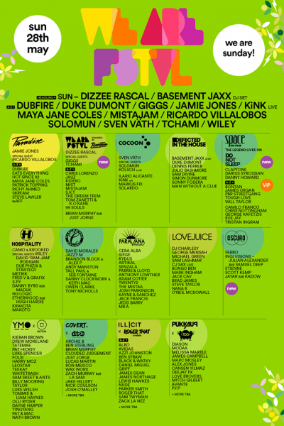 we are fstvl lineup poster festaff blog page